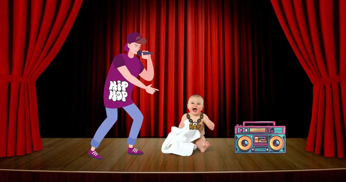 Rhymes and rap can interest babies.