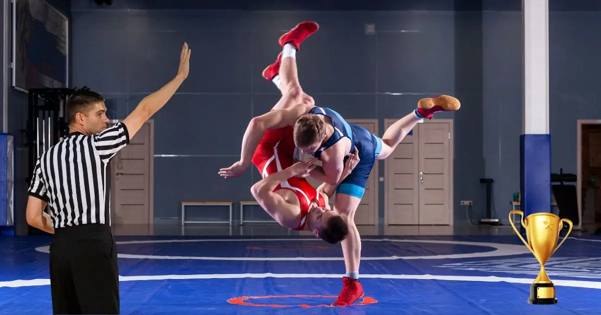 Wrestle your way to be a champion.