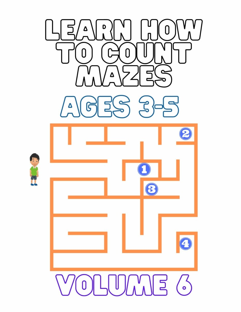 Inspiring Fish Mazes For Kids Ages 3-5, Volume 6 - DS Inspire