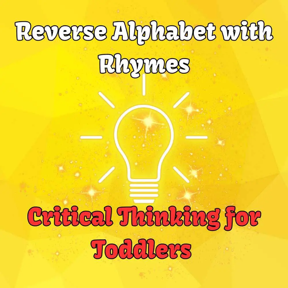 Reverse alphabet can be a new way to learn.