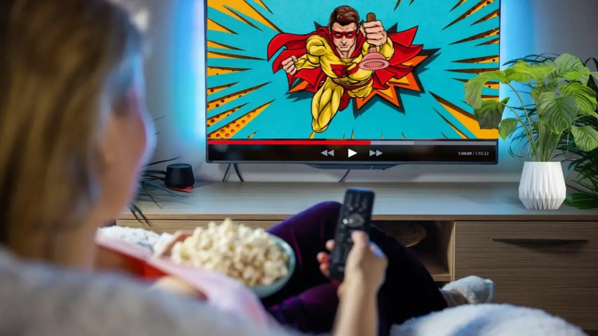 Enjoy a nice superhero movie at home.