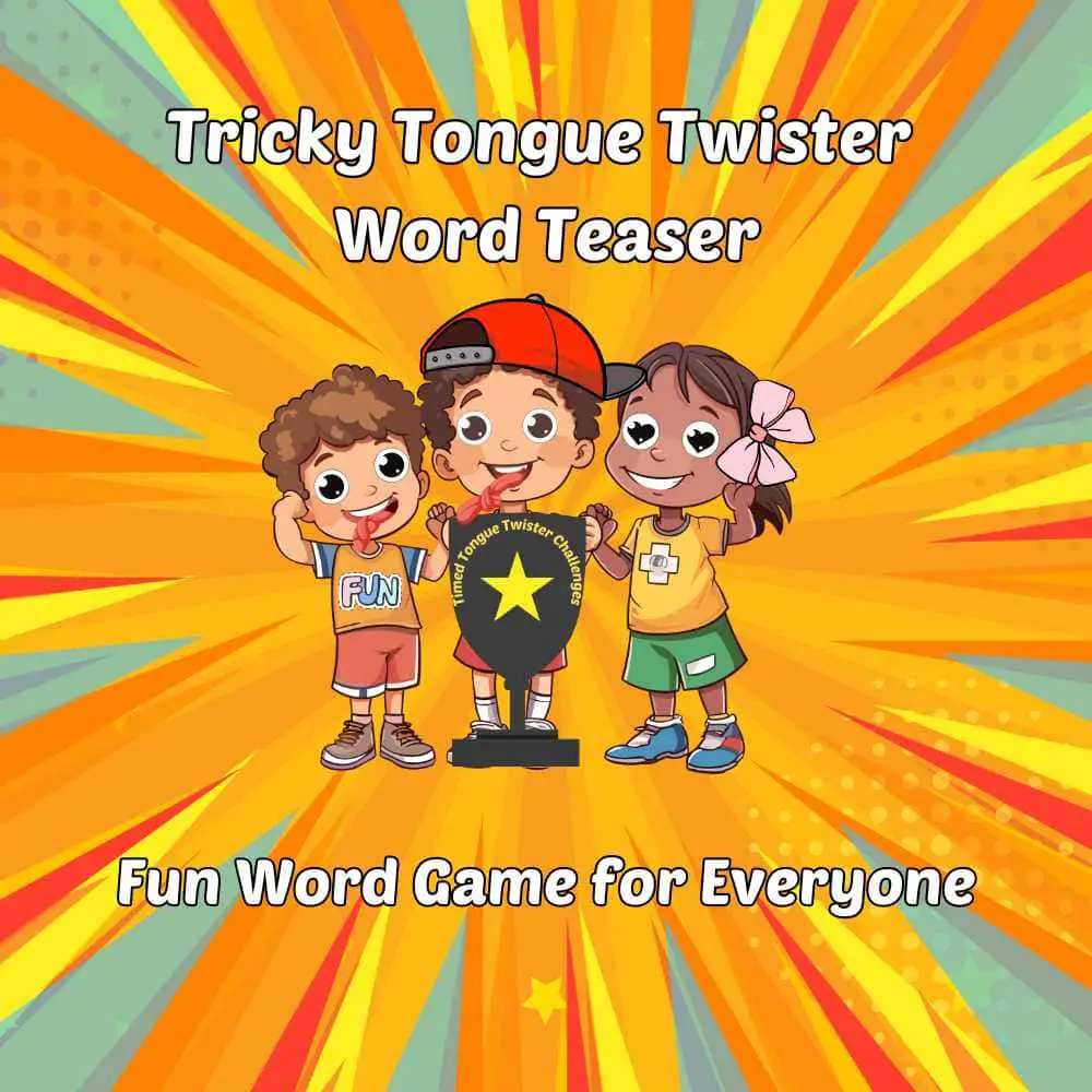 Tongue Twister Challenge